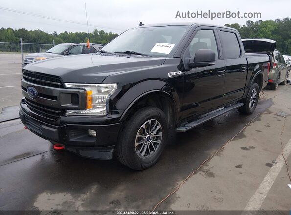 1FTEW1E58JFC38188 2018 FORD F150 Black Przód lewy