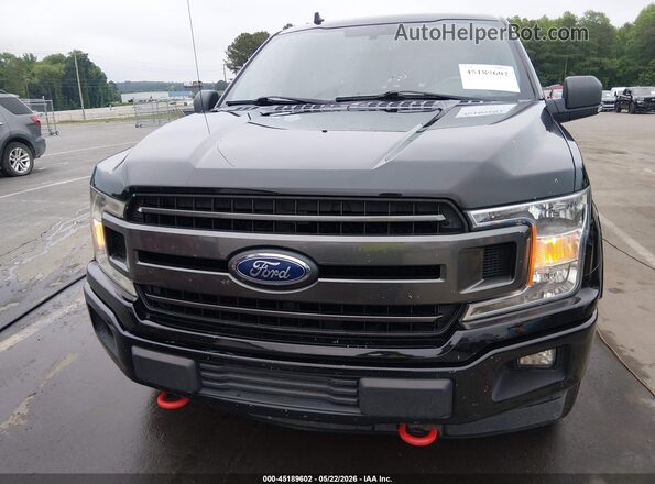 1FTEW1E58JFC38188 2018 FORD F150 Black Widok z przodu