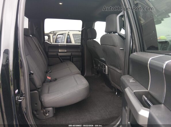 1FTEW1E58JFC38188 2018 FORD F150 Black Widok naklejki z numerem VIN