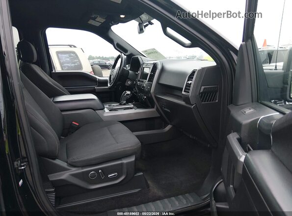 1FTEW1E58JFC38188 2018 FORD F150 Black Widok wnętrza z przodu