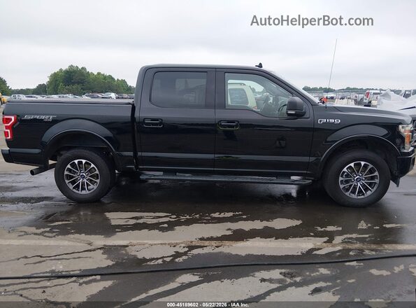 1FTEW1E58JFC38188 2018 FORD F150 Black Widok wnętrza z tyłu
