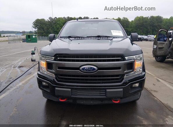 1FTEW1E58JFC38188 2018 FORD F150 Black Widok zestawu wskaźników