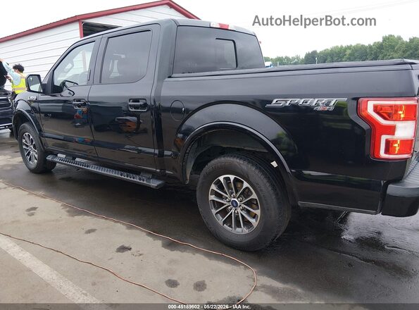 1FTEW1E58JFC38188 2018 FORD F150 Black Widok wnętrza 360 stopni