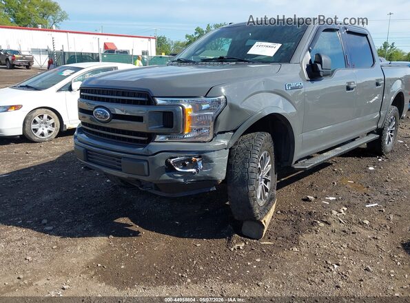1FTEW1E58JFD26335 2018 FORD F150 Gray 