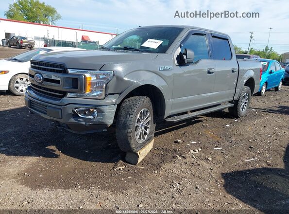 1FTEW1E58JFD26335 2018 FORD F150 Gray 