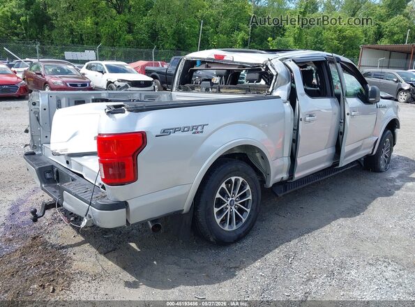 1FTEW1E58KFC00123 2019 FORD F150 Серебряный Задняя правая четверть