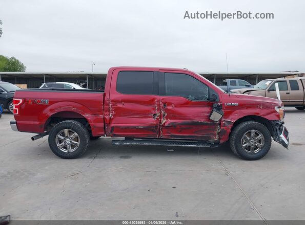 1FTEW1E59JKD53776 2018 FORD F150 Red Widok wnętrza z tyłu