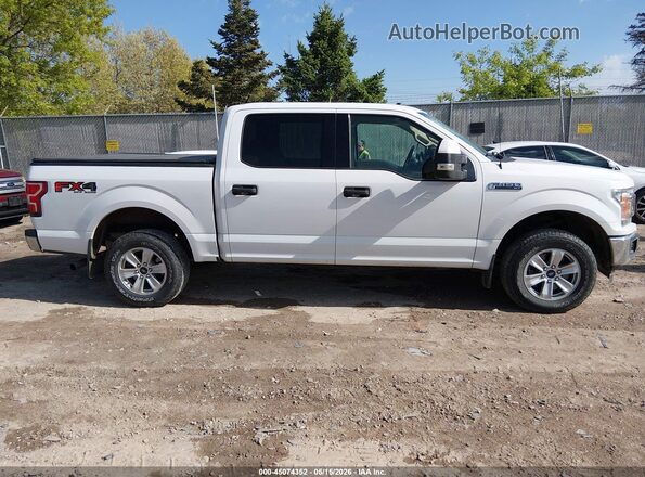 1FTEW1E59JKF84242 2018 FORD F150 Белый Вид задней части салона