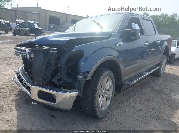 1FTEW1E59KFB78634 2019 FORD F150 Blue Vista tres cuartos delantera izquierda