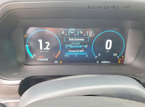 1FTEW1E80NFB31331 2022 FORD F150 White Vista interior trasera