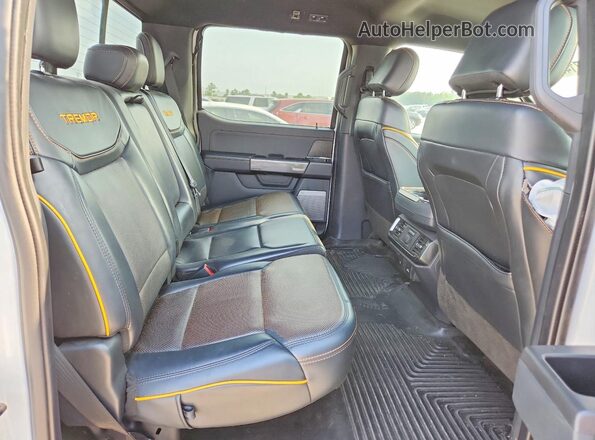 1FTEW1E80NFB31331 2022 FORD F150 White Vista del compartimento del motor