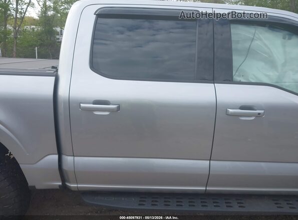 1FTEW1E83MFC67130 2021 FORD F150 Silver Rear interior view