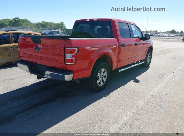 1FTEW1EB0JFC83289 2018 FORD F150 Red Задня права чверть