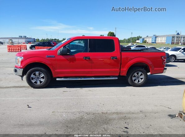1FTEW1EB0JFC83289 2018 FORD F150 Red Панорамний вид салону 360°