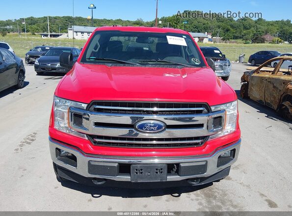 1FTEW1EB0JFC83289 2018 FORD F150 Red Вид щитка приладів