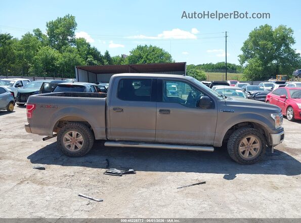 1FTEW1EB1JFC79929 2018 FORD F150 Желто-коричневый Вид задней части салона