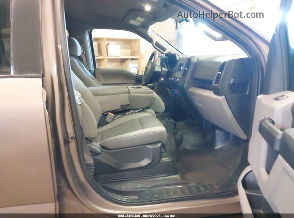 1FTEW1EB2JKE41008 2018 FORD F150 Brown წინა სალონის ხედი