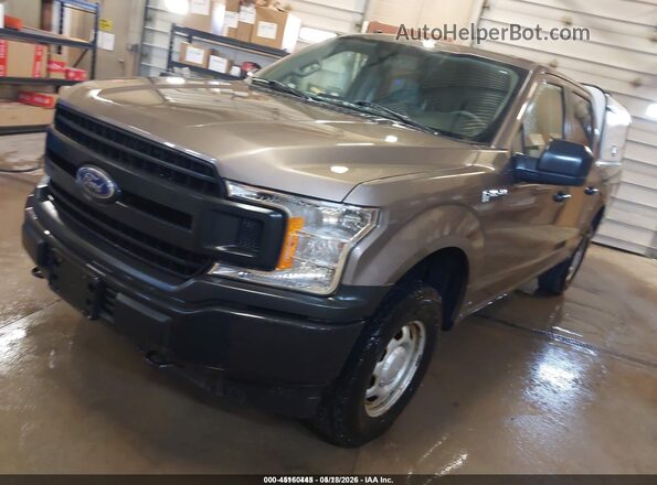 1FTEW1EB2JKE41008 2018 FORD F150 Brown წინა მარცხენა ხედი სამი მეოთხედიდან