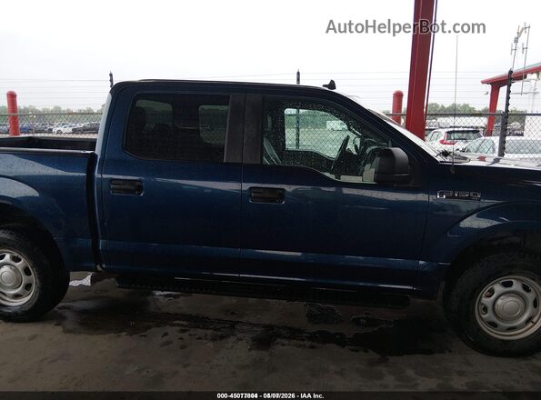 1FTEW1EB5LKD68381 2020 FORD F150 Blue Widok wnętrza z tyłu