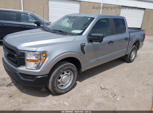 1FTEW1EB5MKE48359 2021 FORD F150 Silver Vista tres cuartos delantera izquierda