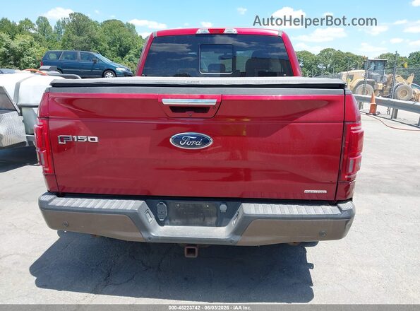 1FTEW1EF0GKF92098 2016 FORD F150 Red 