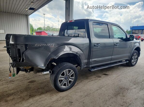 1FTEW1EF1GKF43265 2016 FORD F150 Gray უკანა მარჯვენა