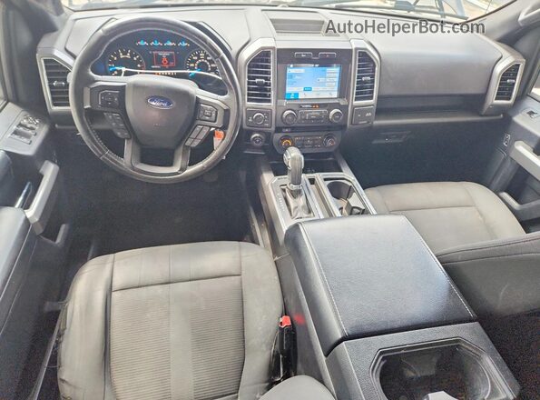 1FTEW1EF1GKF43265 2016 FORD F150 Gray წინა პანელის ხედი