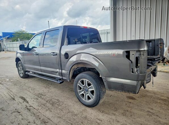 1FTEW1EF1GKF43265 2016 FORD F150 Gray უკანა მარცხენა