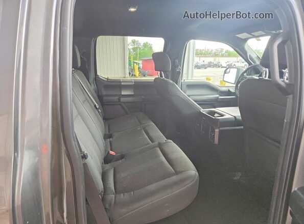 1FTEW1EF1GKF43265 2016 FORD F150 Gray უკანა სავარძლების ხედი