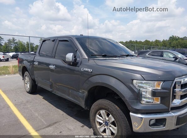 1FTEW1EF4GFC60500 2016 FORD F150 Gray Vista frontal