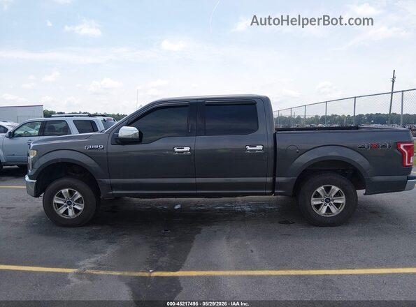 1FTEW1EF4GFC60500 2016 FORD F150 Gray Vista interior de 360 grados