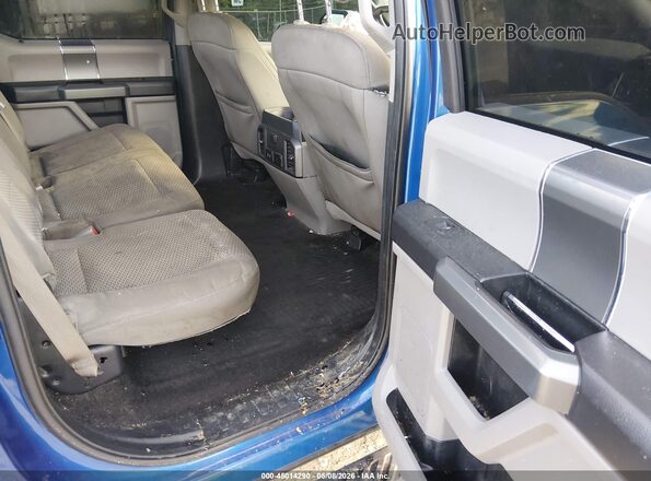 1FTEW1EF4HFA09087 2017 FORD F150 Blue Vista de la etiqueta del VIN