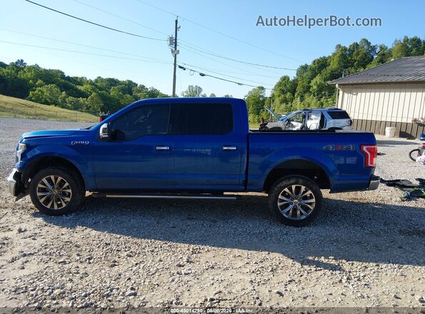 1FTEW1EF4HFA09087 2017 FORD F150 Blue 