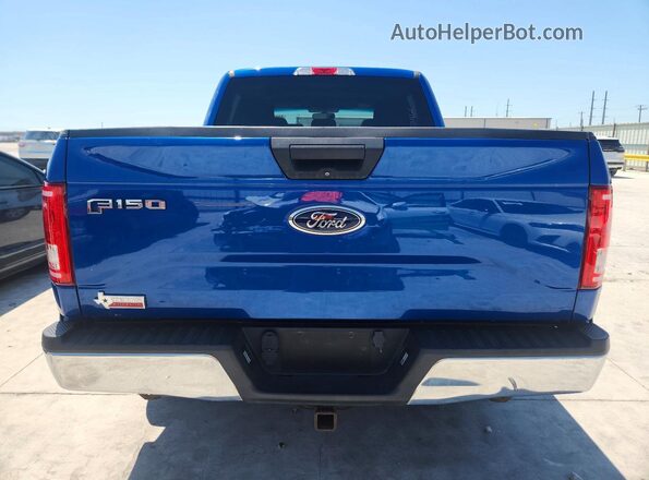 1FTEW1EF4HKC71828 2017 FORD F150 Blue Вид ззаду