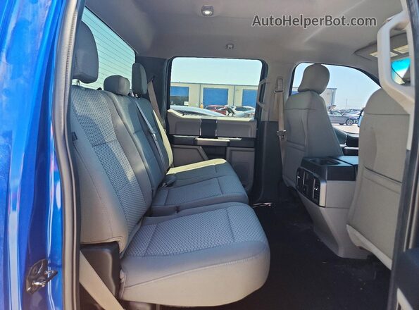 1FTEW1EF4HKC71828 2017 FORD F150 Blue Вид задніх сидінь