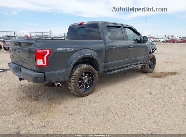 1FTEW1EF5GFC08471 2016 FORD F150 Gray Задня права чверть
