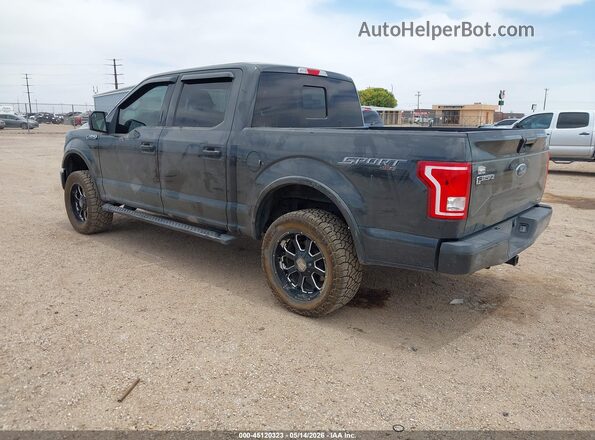 1FTEW1EF5GFC08471 2016 FORD F150 Gray Задня ліва чверть