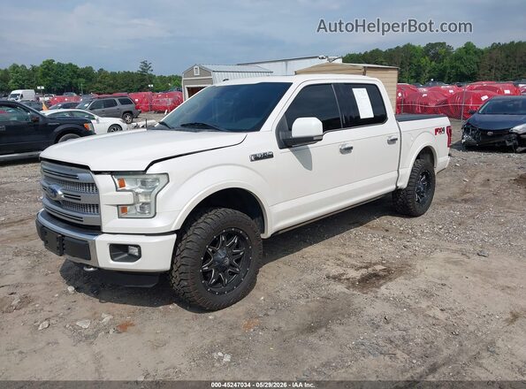 1FTEW1EF7GFB36902 2016 FORD F150 White Առջևի ձախ երեք քառորդ տեսարան