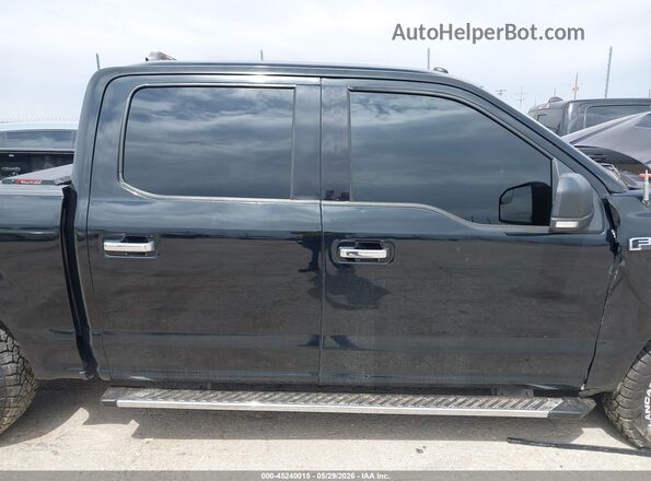 1FTEW1EF7GKF11615 2016 FORD F150 Black უკანა სალონის ხედი