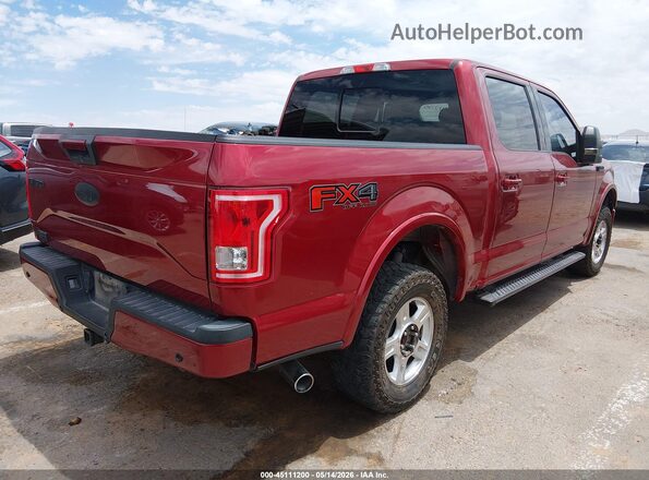 1FTEW1EFXGKF65264 2016 FORD F150 Red 