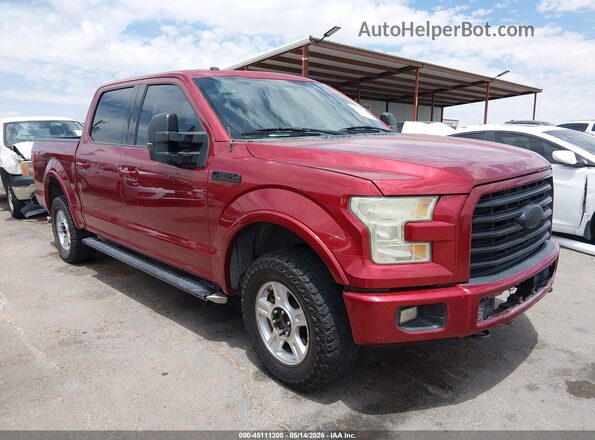 1FTEW1EFXGKF65264 2016 FORD F150 Red 