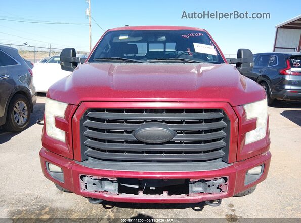 1FTEW1EFXGKF65264 2016 FORD F150 Red 