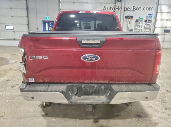 1FTEW1EFXHFC39250 2017 FORD F150 Red Հետևի տեսք