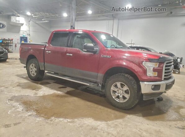 1FTEW1EFXHFC39250 2017 FORD F150 Red Առջևի աջ