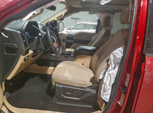 1FTEW1EFXHFC39250 2017 FORD F150 Red Սալոնի դիմացի տեսք