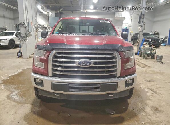 1FTEW1EFXHFC39250 2017 FORD F150 Red Դիմացի տեսք