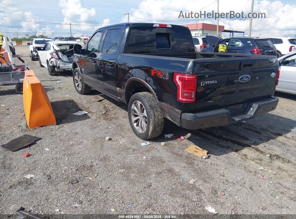 1FTEW1EG0GFB83830 2016 FORD F150 Black Trasero izquierdo