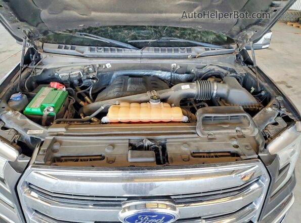 1FTEW1EG0GKE96643 2016 FORD F150 Серый Вид задней части салона