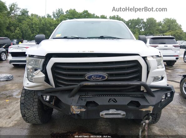 1FTEW1EG0HKC05608 2017 FORD F150 White Դիմացի տեսք
