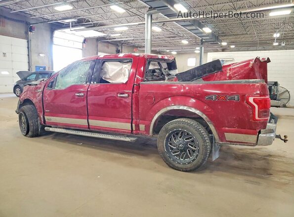 1FTEW1EG0HKC47468 2017 FORD F150 Burgundy 